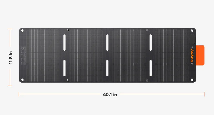 Panel solar desplegado
