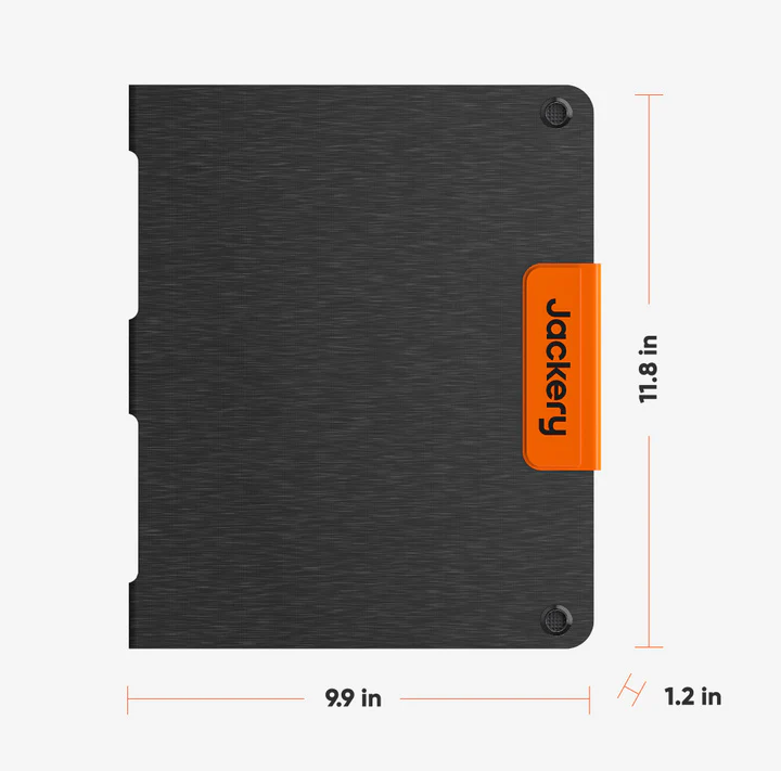 Panel solar plegado